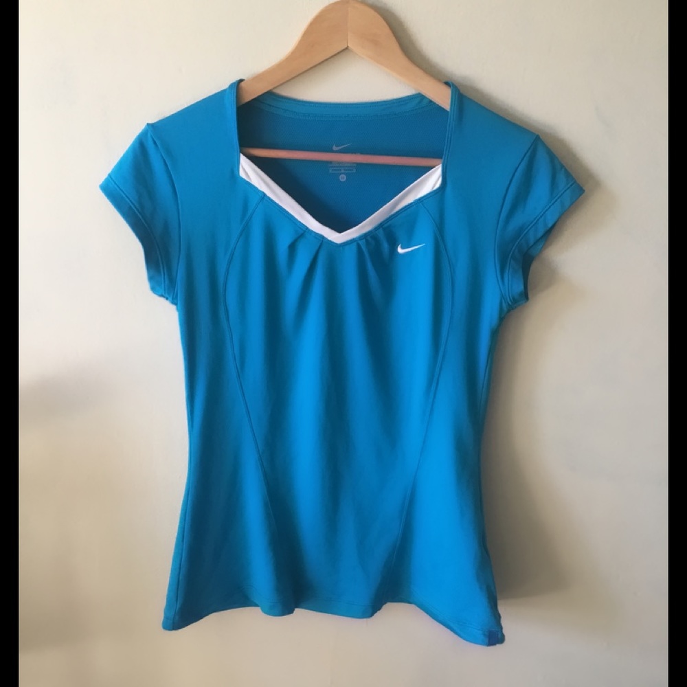 Nike DRI-FIT Shirt Blue Size Medium